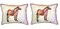 Pair of Betsy Drake Shetland Pony Large Indoor/Outdoor Pillows 16x20